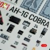 KELIK K48071 AH-1G INTERIOR 3D DECALS FOR ICM/SPECIALHOBBY KIT 1/48